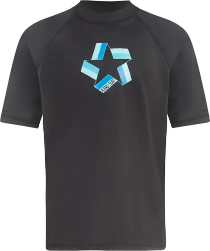 Vista 2 de Kanu Surf Boys Haywire UPF 50+ Sun Protective Rashguard Swim Shirt Estrellas Alaska Blue