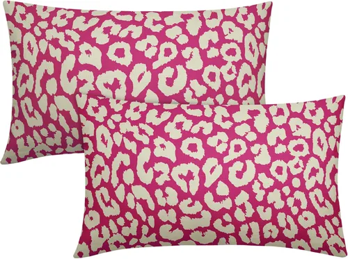 Vista 57 de Juego de 2 fundas de almohada con estampado de leopardo negro de 16 x 16 pulgadas, diseño de animal de guepardo, chinoiserie, fundas de almohada