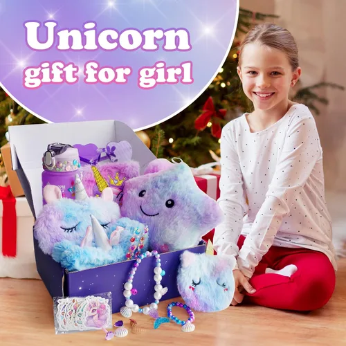 Vista 7 de 64 piezas de juguetes de regalos de unicornio para niñas, juguetes para niños de 5, 6, 7, 8, 9, 10+ años, regalos de Halloween, Acción de Gracias