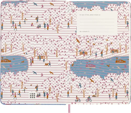 Vista 8 de Moleskine Edición Limitada Sakura - Cuaderno, tapa dura, grande (5 x 8.25 pulgadas), a rayas/con líneas, Caja de Coleccionista Premium Swan