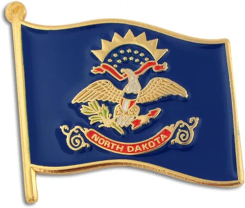 Vista 12 de PinMart Pin de solapa esmaltado con bandera del estado de EE. UU Chapado en oro de Alabama