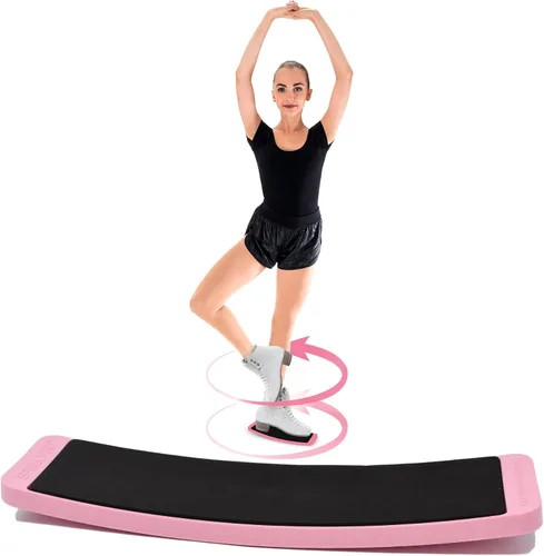 Vista 2 de DreamCraft Patín giratorio para patinaje artístico, tabla giratoria para giros de equilibrio y giros para patines de hielo, tabla giratoria
