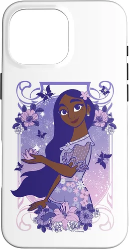 Vista 19 de Funda para iPhone 16 Disney Encanto Isabella Dreamy Floral Retrato