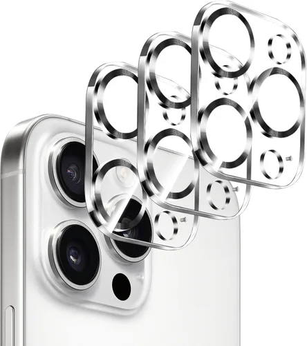 Vista 110 de Dengduoduo Paquete de 3 protectores de lente de cámara de vidrio templado para iPhone 15 de 6.1 pulgadas y para iPhone 15 Plus de 6.7 pulgadas
