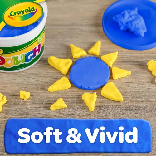 Vista 5 de Masilla para molderar Crayola, cubeta de 3 libras, Azul