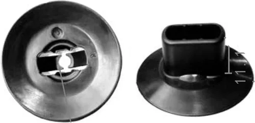 Vista 6 de Autobahn88 - Clip de remache tipo push-in para parachoques, compatible con Renault (OEM: 054000001R) (Paquete de 20)