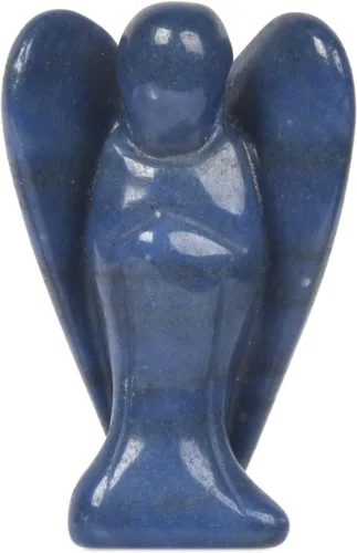 Vista 9 de Justinstones Estatua de Ángel de la Guarda de Gema Tallada en 7 Chakras, Ángel de la Paz en Bolsillo, 5 cm