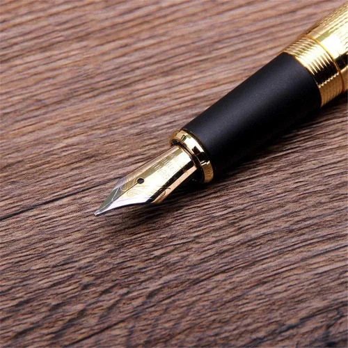Vista 5 de Pluma estilográfica, pluma estilográfica, pluma de metal para regalo de negocios, para hombres y mujeres (color único: un color)