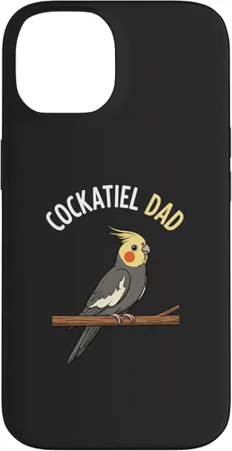 Vista 4 de Bird: Cockatiel Dad, Proud Parrot Parent Vibe Case for iPhone 16