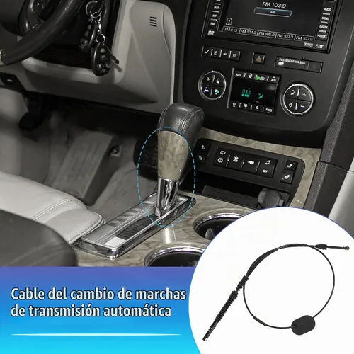 Vista 3 de X AUTOHAUX Cable de cambio de engranajes de transmisión para Chevrolet
