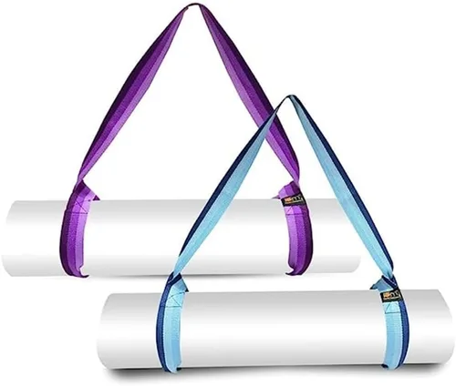 Vista 7 de Yoga Mat Carrier Strap Adjustable Mat Holder Sling for Carrying Mats Thick & Comfy Texture Yoga Mat Strap