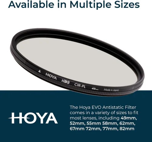 Vista 4 de Hoya HD3 HRT Polarizador circular – 1.929 in – Certificado para cámaras de 100 MP+ con tecnología de revestimiento nano ultra duro y película