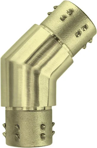 Vista 19 de Conector de barandilla de acero inoxidable 316, conector de codo de carpintero empotrado con forma de esquina de 3 vías para tubería de calibre 16
