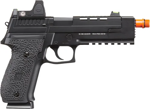 Vista 3 de Vorsk Aluminum Hi-Capa Airsoft VP26X Gas Blowback Pistol w/Red Dot Sight