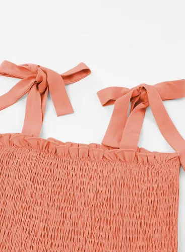 Vista 9 de blibean Vestido de verano con tirantes para niñas de 4 a 13 años