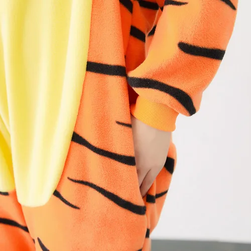 Vista 5 de Joyxiamunicorns Pijama unisex de animal para adultos, disfraz de cosplay, Halloween, Navidad, ropa de dormir de una pieza para mujeres y hombres