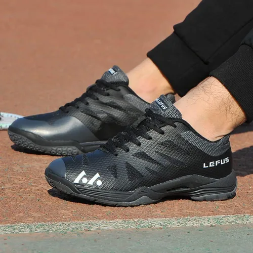 Vista 5 de Zapatillas deportivas de squash para mujer, a la moda, para raquetbol, tenis atléticos, tenis de cancha, antideslizantes, zapatos de bádminton