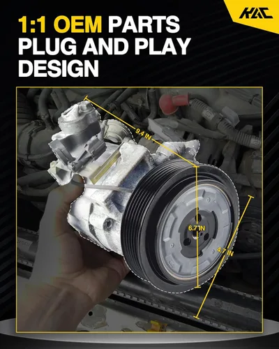 Vista 7 de KAC 98394 Compresores de aire acondicionado de repuesto automotriz, compresor de A/C para E320, E55 AMG, S600, C230, C280, C350, CLK350, E350, S65