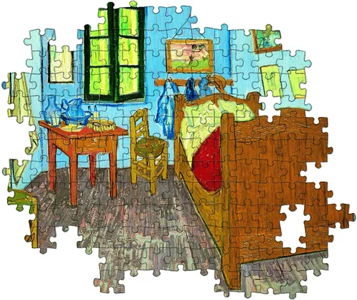 Vista 9 de Clementoni Colección 39616, Van Gogh Bedroom in Arles Museums Puzzle para niños y adultos - 1000 piezas, a partir de 10 años