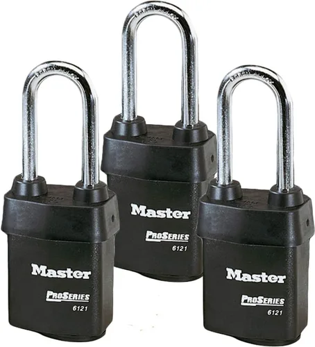 Vista 10 de Master Lock - Un (1) candado de alta seguridad serie Pro 6121NKALJ con tecnología BumpStop