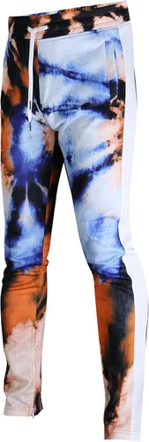 Vista 18 de SCREENSHOT Print TIE DYE Men Premium Streetwear Urban Track Pants - Modern Fit P11004-negro/leopardo