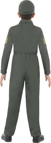 Vista 2 de Disfraz de aviador para hombre (ejército)