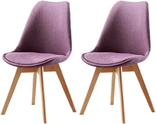 Vista 24 de Sillas de comedor modernas, silla lateral tapizada para el hogar, silla auxiliar para sala de conferencias, silla de comedor, silla de comedor sin