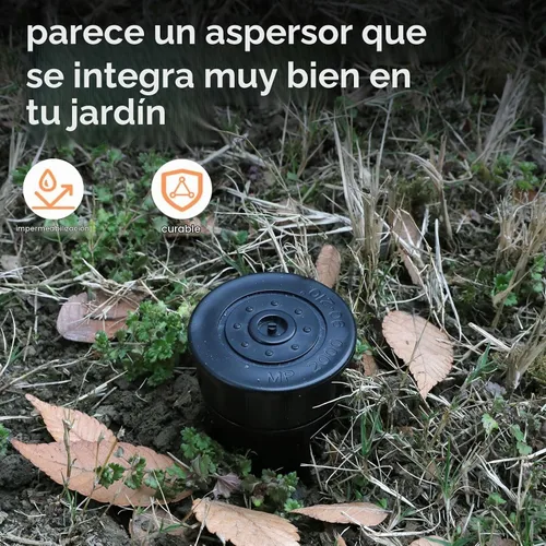 Vista 5 de Key Hider - Cabezal de aspersor realista impermeable, soporte para efectivo para jardín al aire libre, fácil de empujar en el suelo (negro)