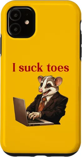 Vista 8 de Funda para iPhone 12 Pro Max Funny Feet Lover Lamiendo los dedos del pie Humor extraño I Chuck Toes