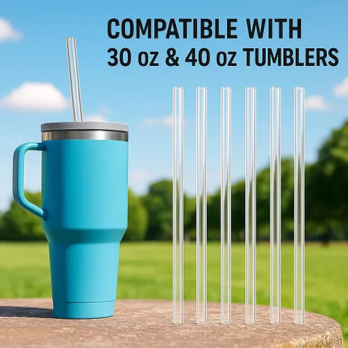 Vista 9 de Stanley - Paquete de 6 popotes de repuesto, vaso de 40 onzas / 30 onzas compatible con cepillos de limpieza Para 40oz/30oz
