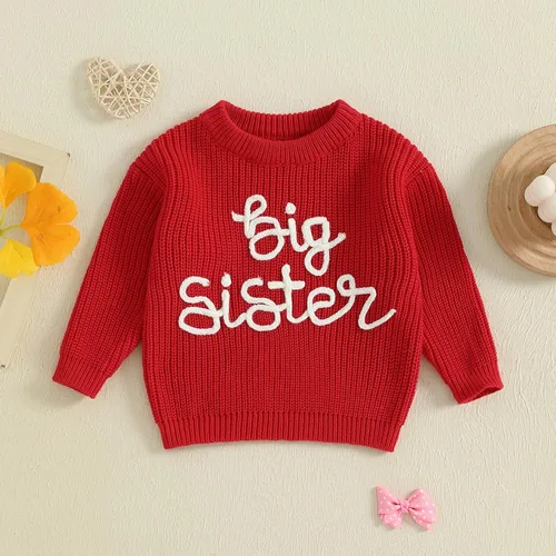Vista 94 de VISGOGO Suéter a juego para hermanitas grandes y pequeñas, ropa de una sola pieza