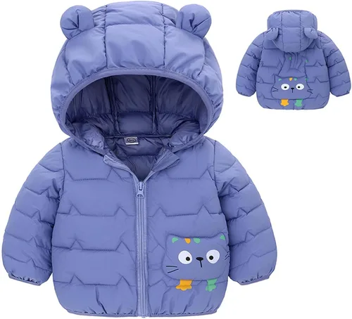 Vista 3 de APIVOE Baby Girls Boys Clothes Winter Coats Toddler Puffer Down Jacket Bear Hoods Infant Outerwear Newborn Kids Cute Outfits