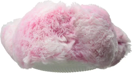 Vista 3 de Wishpets- Pantuflas rellenas con diseño de animal- pantuflas de peluche suave para niños y adultos, S, Rosado