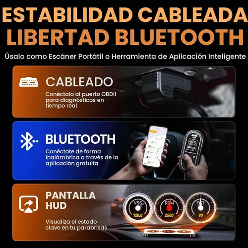 Vista 7 de ANCEL BD310 Escáner OBD2 y Lector de Códigos del Motor - Prueba Avanzada de Batería, Análisis de Viaje, Prueba de Rendimiento, Herramienta