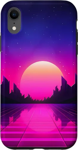 Vista 25 de Retrowave Vaporwave Synthwave 80s Style Case for iPhone 17