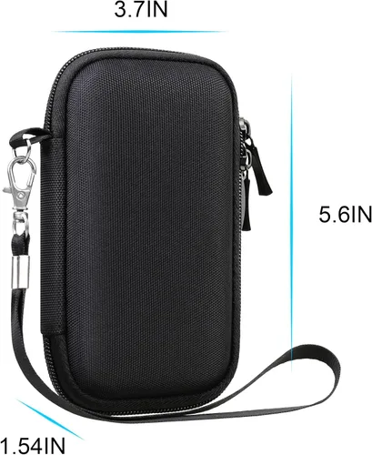Vista 5 de Lacdo Estuche de transporte de disco duro para SanDisk Professional PRO-G40 SSD 1TB 2TB 4TB USB-C unidades externas de estado sólido EVA a prueba