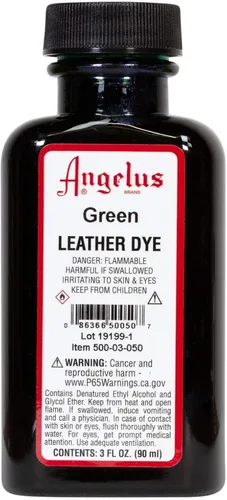 Vista 28 de Angelus Tinte para cuero, 3 onzas, bronceado militar