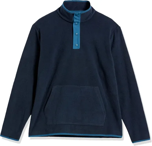 Vista 5 de Tienda Essentials Chaqueta de forro polar con cierre frontal para hombre