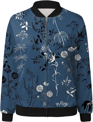 Vista 3 de SNKSDGM Sudaderas de gran tamaño con cremallera para mujer, ajuste relajado, color liso, túnica para otoño 2023, ropa de moda con capucha