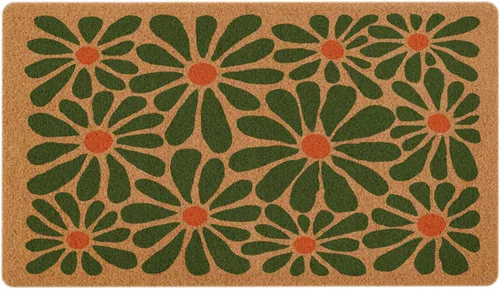 Vista 13 de Tapete bohemio retro floral de bienvenida para exteriores, bonito tapete antideslizante para entrada exterior, decoración del hogar