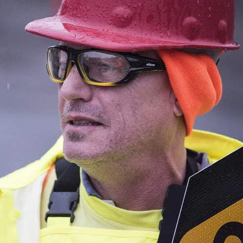Vista 8 de Sellstrom SRX - Gafas de seguridad, gafas protectoras, antiniebla, lentes transparentes, patillas comoldeadas con revestimiento duro, S70000 Tinte