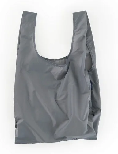 Vista 18 de BAGGU Standard Reusable Shopping Bag, Ripstop Nylon Grocery Tote or Lunch Bag Piel de serpiente rosa