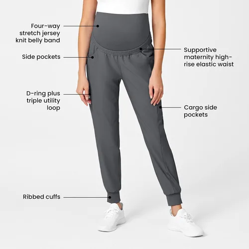 Vista 2 de WonderWink Pantalón de maternidad W123 para mujer