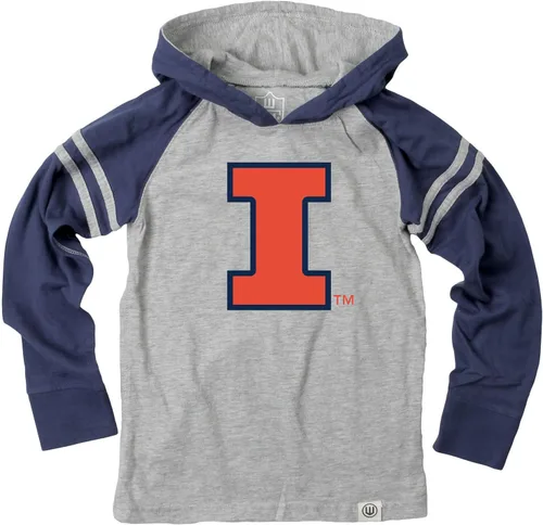 Vista 18 de Wes and Willy - Sudadera con capucha de manga larga para niños de universidad con rayas