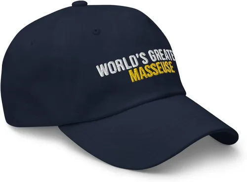 Vista 2 de World's Greatest Masseuse Hat (Embroidered Dad Cap) Masseuse Apparel