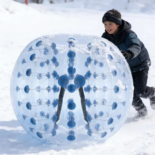 Vista 6 de Pelota inflable para adultos y niños, pelotas de fútbol de burbujas, juguete para patio de recreo, pelotas de hámster humano, bolas de zorb