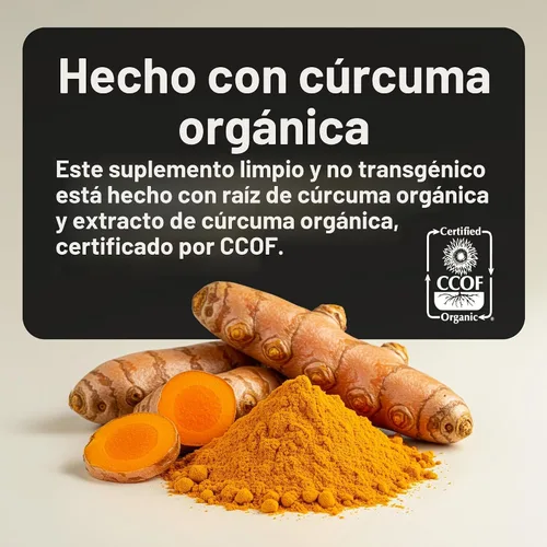 Vista 4 de NatureWise - Curcumina orgánica, CRMN750-90, 1
