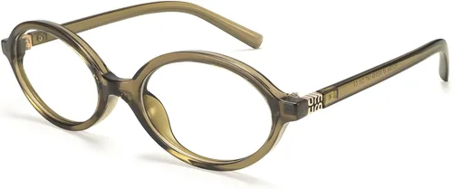 Vista 10 de Dollger Oval Blue Light Glasses for Women Men Fashion Retro 90s Small Frame Computer Glasses