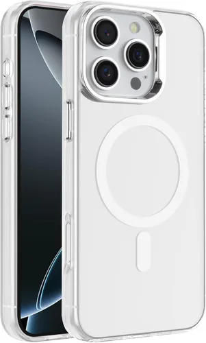 Vista 22 de S. Tedazo Funda magnética para iPhone 7/8 Plus (5.5 pulgadas) compatible con MagSafe, [no amarillenta] delgada, a prueba de golpes, funda para Negro