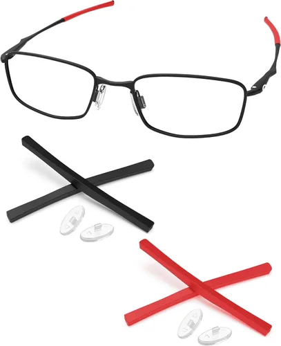Vista 13 de Kits de goma de repuesto Piezas de nariz y auriculares para Oakley Casing OX3110/Clubface OX3102 Negro